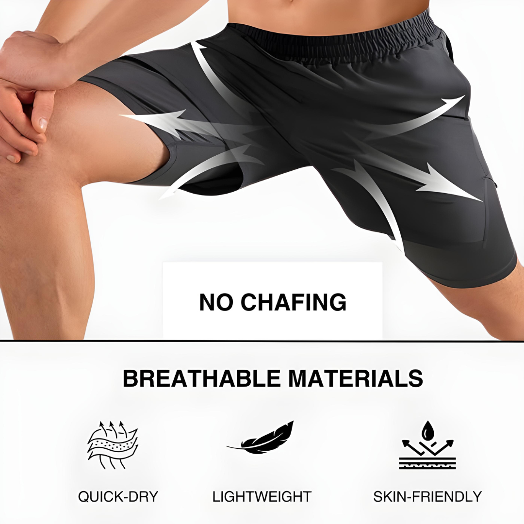 FlexRun Pro 2-in-1 Sport Shorts | 1+1 Free